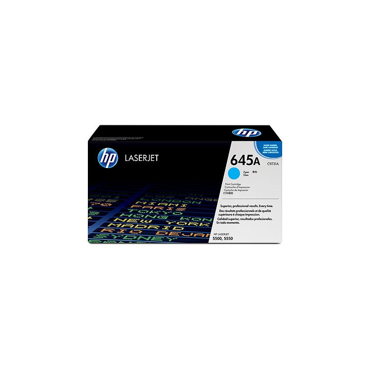 HP 645A Cyan LaserJet Toner Cartridge