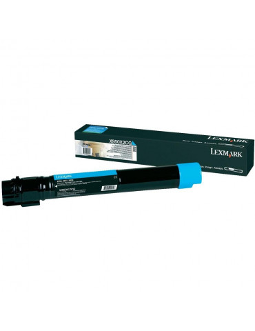 Lexmark X950, X952, X954 Cyan Extra High Yield Toner Cartridge