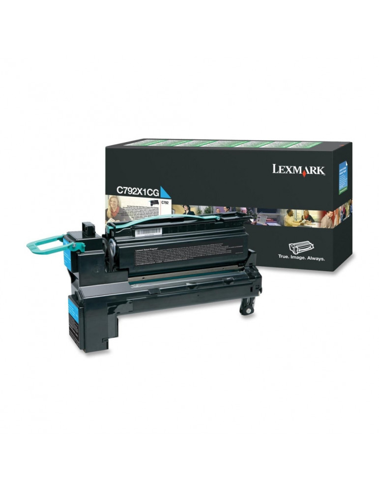 Lexmark C792 Cyan Extra High Yield Return Program Print Cartridge (20K)