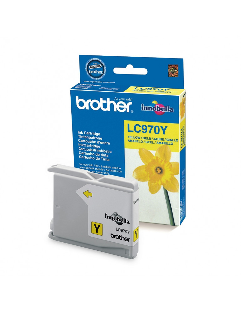 Brother LC-970Y Ink Cartridge for DCP-135C/150C, MFC-235C/260C series