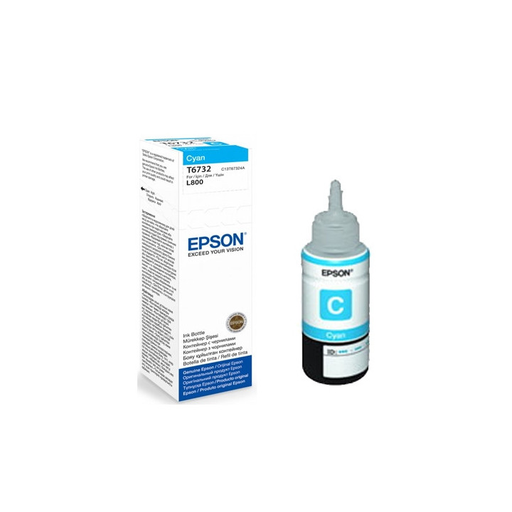 Epson T6732 Cyan ink bottle, 70ml