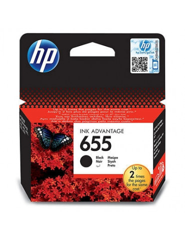 HP 655 Black Ink Cartridge