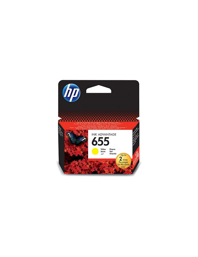 HP 655 Yellow Ink Cartridge