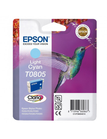 Epson T0805 Light Cyan Ink Cartridge - Retail Pack (untagged)