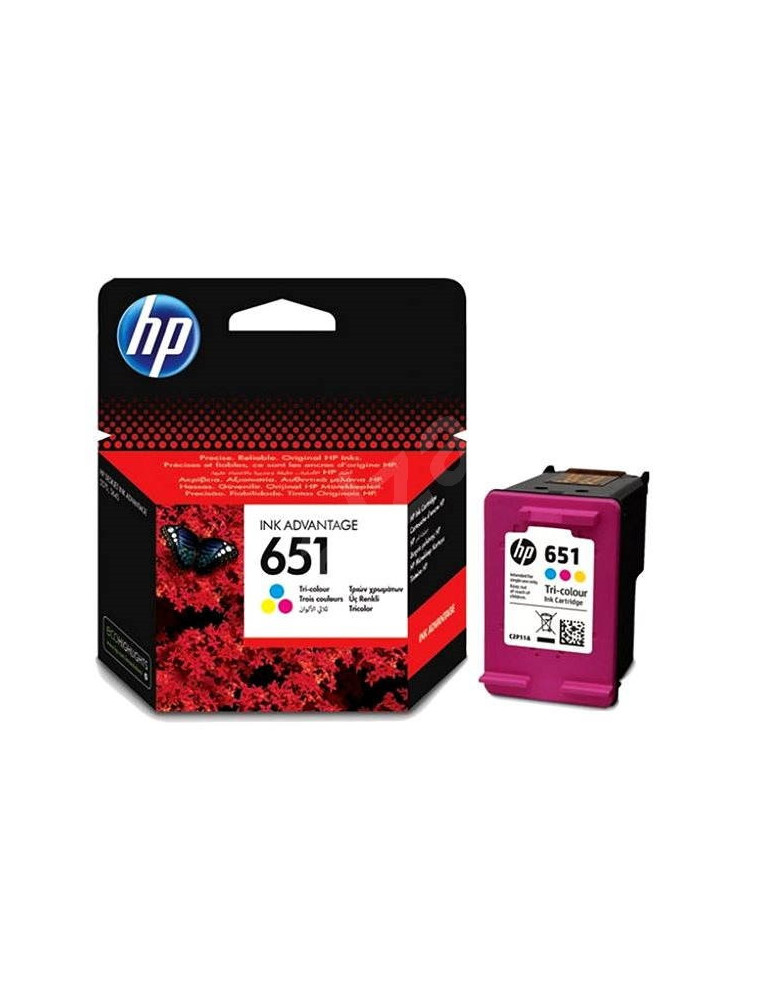 HP 651 Tri-colour Ink Cartridge
