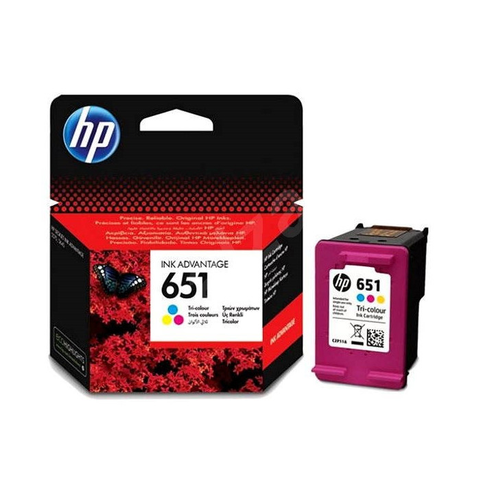 HP 651 Tri-colour Ink Cartridge