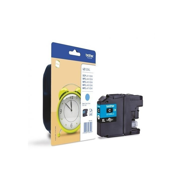 Brother LC-125 XL Cyan Ink Cartridge for MFC-J4510DW