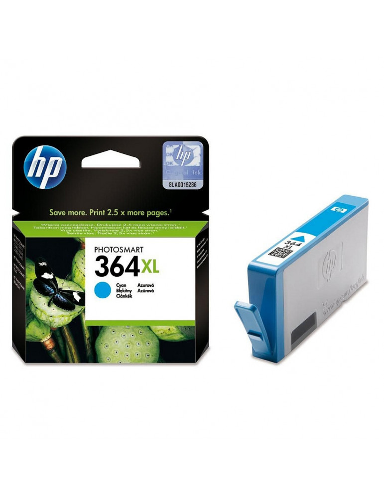 HP 364XL Cyan Ink Cartridge