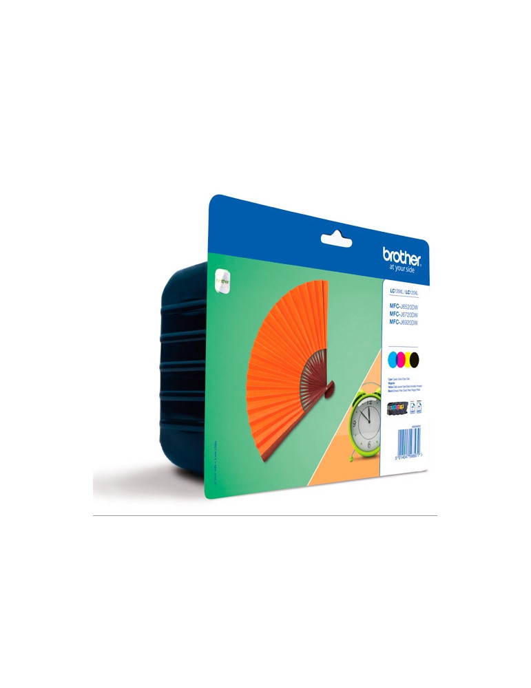 Brother LC-129XL Value Pack Ink (Black/Cyan/Magenta/Yellow)