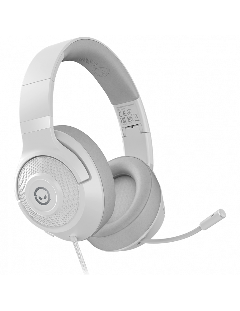 Геймърски слушалки Lorgar Noah 101, white - LRG-GHS101W
