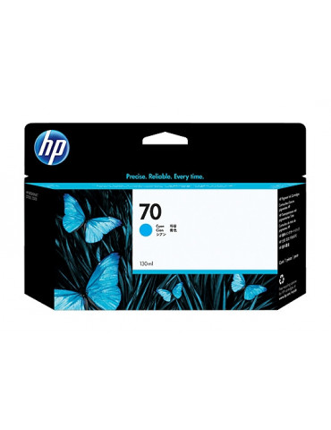 HP 70 130-ml Cyan Ink Cartridge