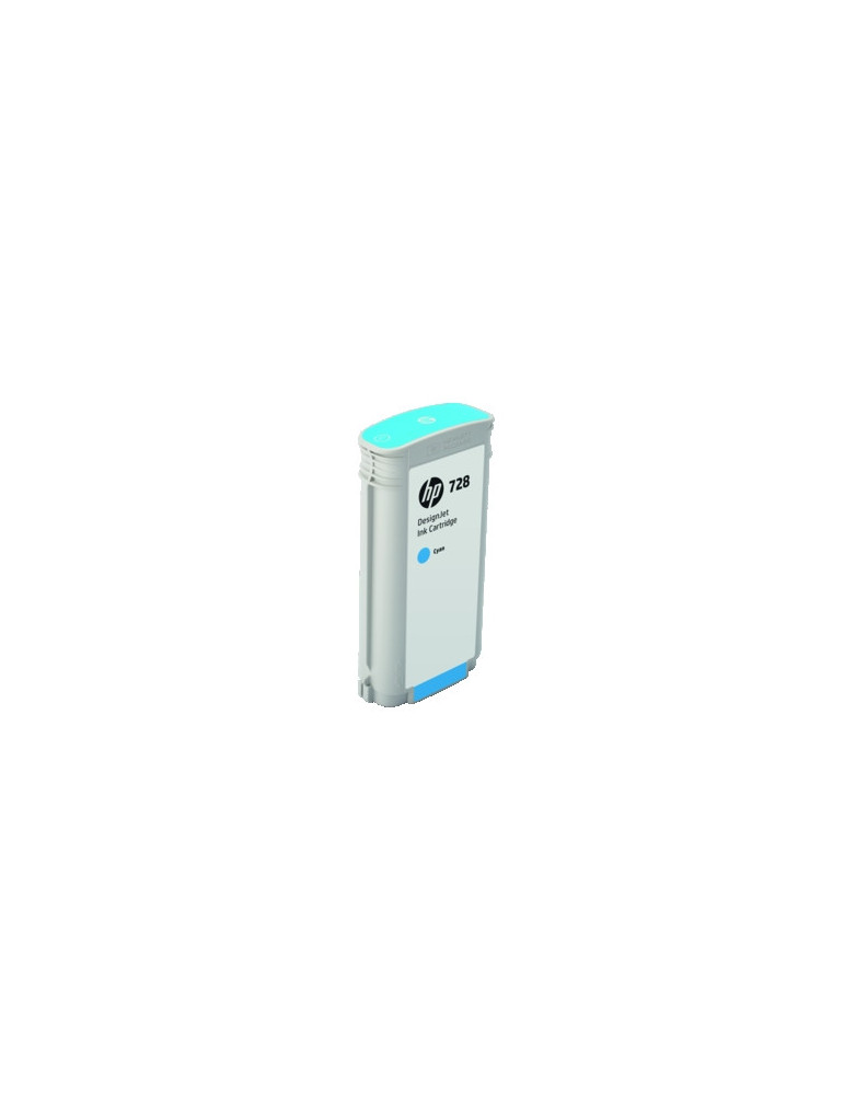 HP 728 130-ml Cyan DesignJet Ink Cartridge
