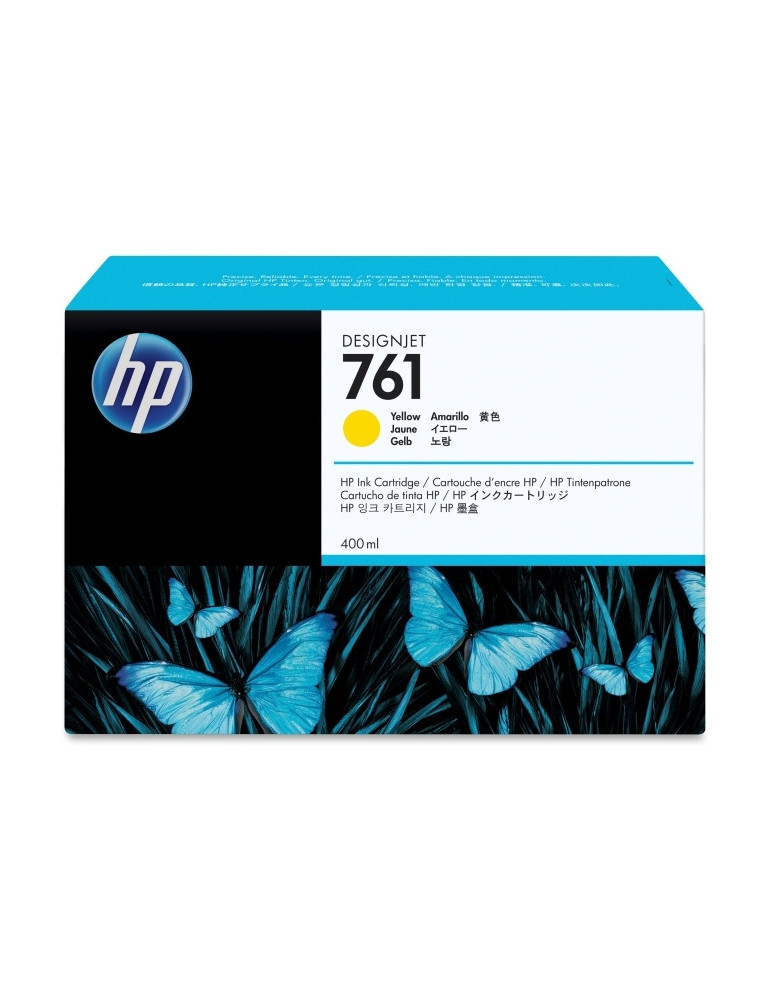 HP 761 400-ml Yellow Designjet Ink Cartridge