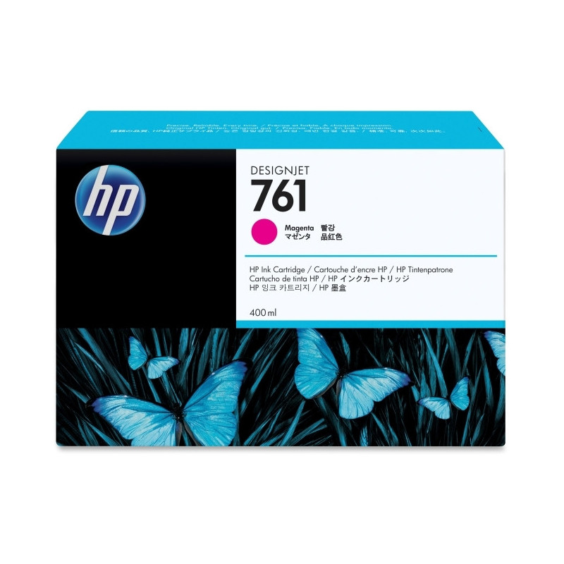 HP 761 400-ml Magenta Designjet Ink Cartridge