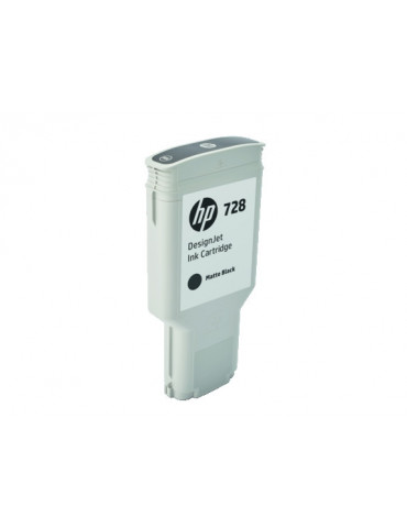 HP 728 300-ml Matte Black DesignJet Ink Cartridge