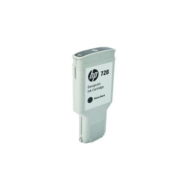 HP 728 300-ml Matte Black DesignJet Ink Cartridge