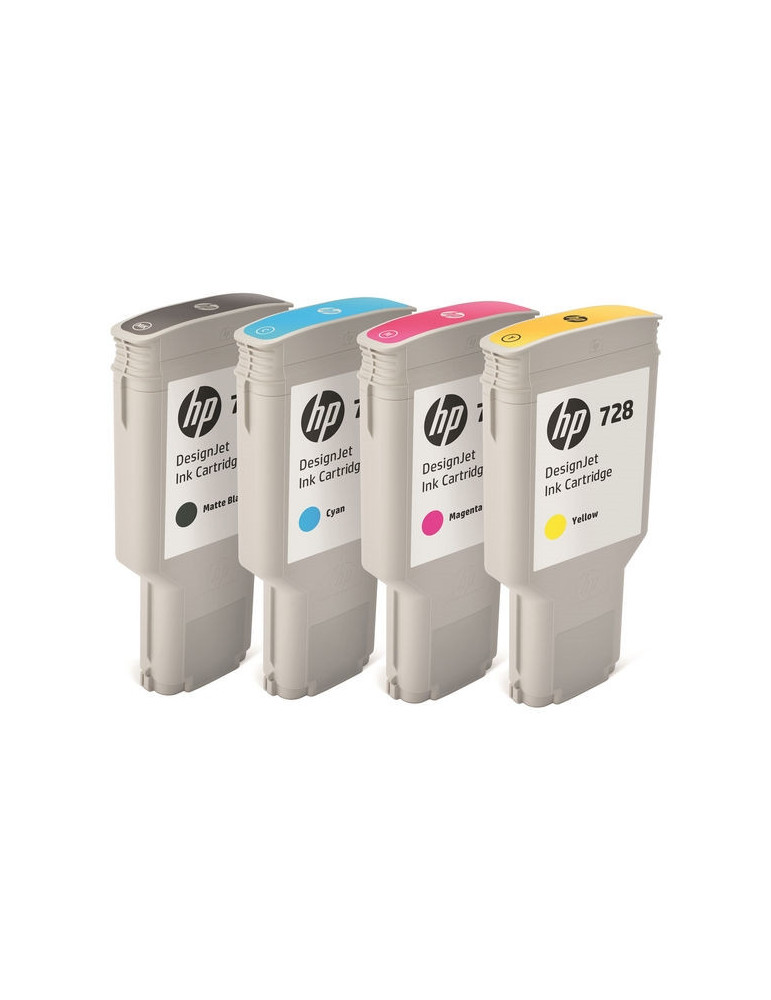 HP728 300-ml Yellow InkCart