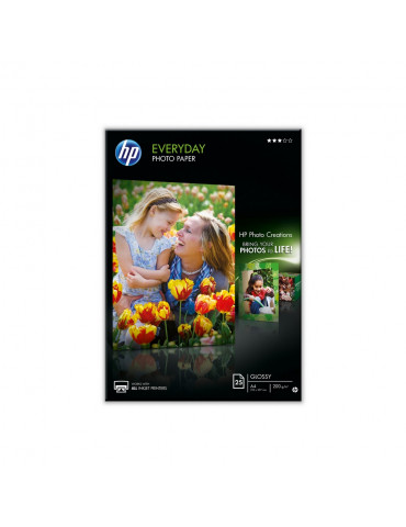 HP Everyday Glossy Photo Paper-25 sht/A4/210 x 297 mm