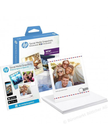 HP Social Media Snapshots, 25 sheets, 10x13cm