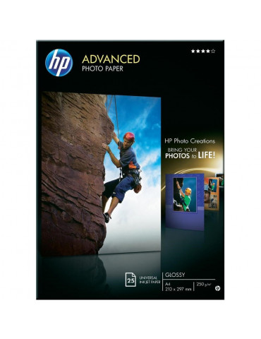 HP Advanced Glossy Photo Paper-25 sht/A4/210 x 297 mm