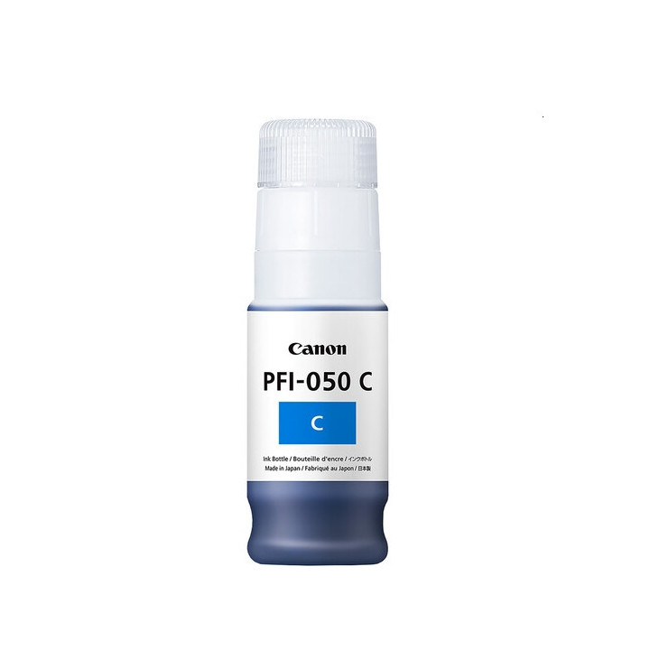 Консумативи за плотери Canon Pigment Ink Tank PFI-050, Cyan - 5699C001AA