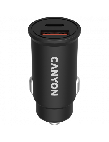 Зарядно за кола Canyon с USB A и USB Type-C - CNS-CCA20B03