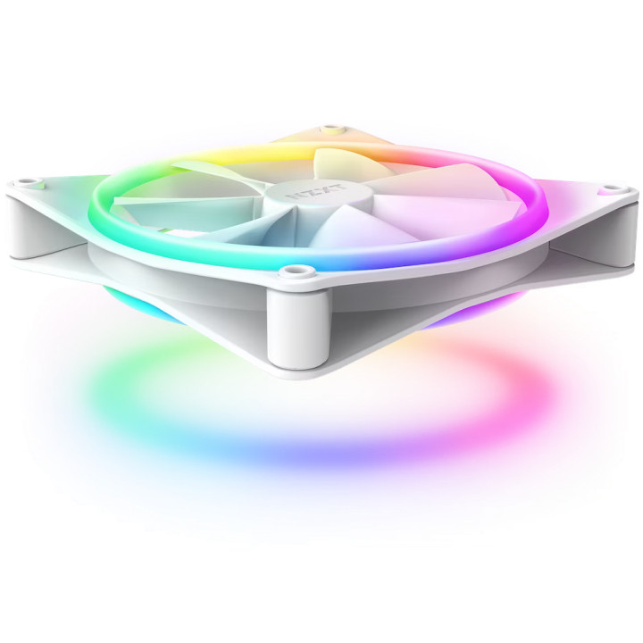 Комплект вентилатори NZXT F140 RGB Duo White 2 бр   RGB Контролер - RF-D14DF-W1