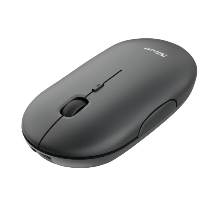 Безжична мишка Trust Puck, презареждаща се, Bluetooth, черен - 24059