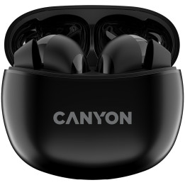 Bluetooth слушалки Canyon TWS-5 с микрофон, BT V5.3, черен - CNS-TWS5B