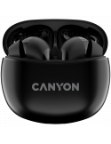 Bluetooth слушалки Canyon TWS-5 с микрофон, BT V5.3, черен - CNS-TWS5B