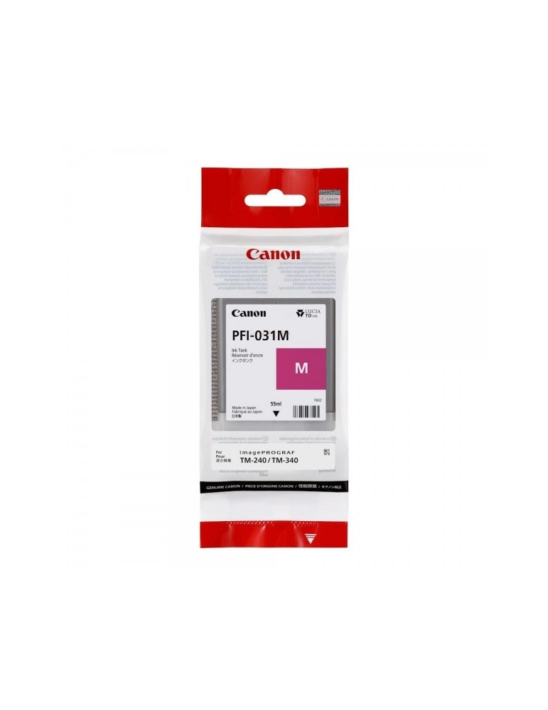 Консумативи за плотери Canon PFI-031, Magenta - 6265C001AA