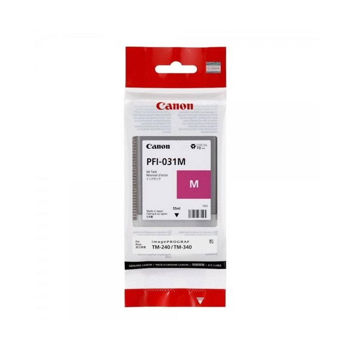 Консумативи за плотери Canon PFI-031, Magenta - 6265C001AA