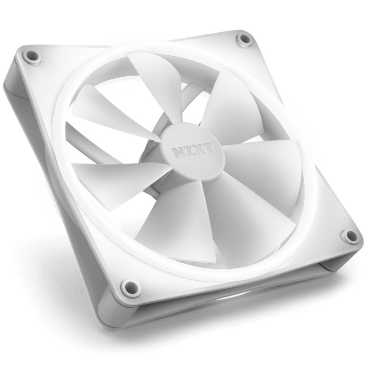 Комплект вентилатори NZXT F140 RGB Duo White 2 бр   RGB Контролер - RF-D14DF-W1