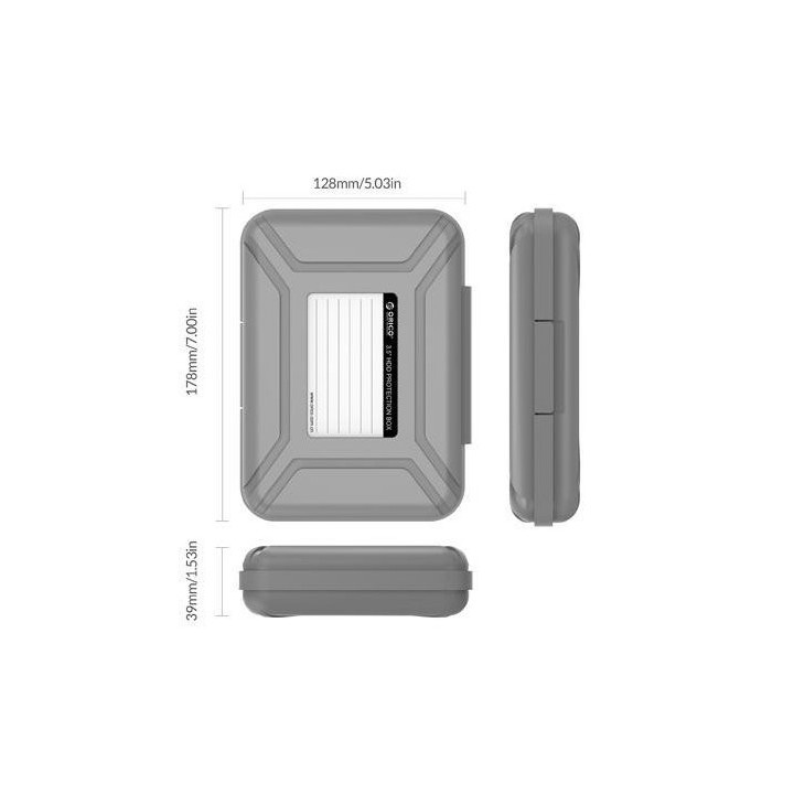 Предпазна кутия за харддиск Orico 3.5" - PHX35-V1-GY