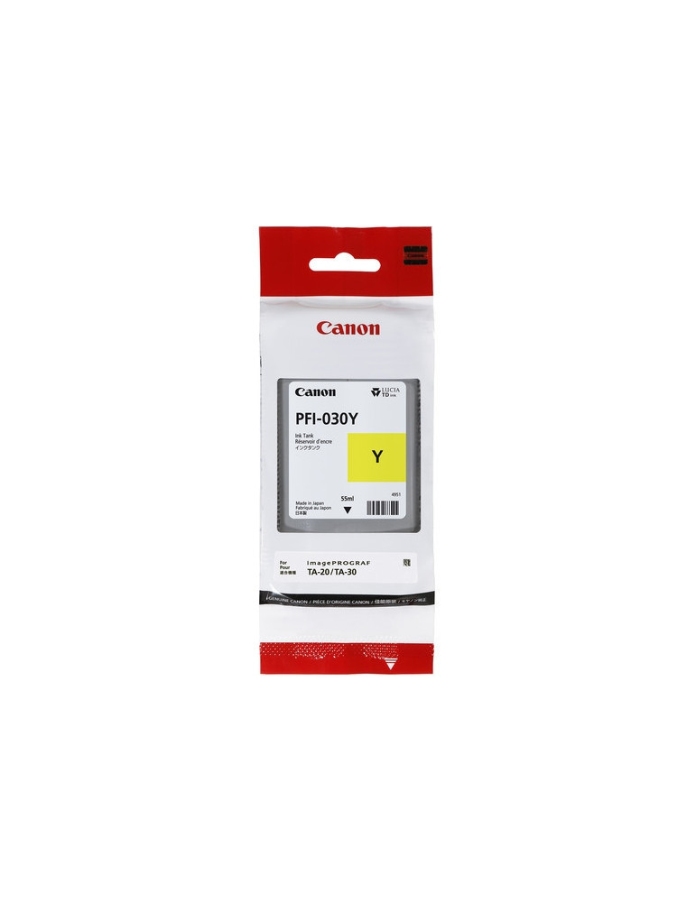 Консумативи за плотери Canon PFI-030, Yellow - 3492C001AA