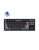 Геймърска механична клавиатура Keychron V3 TKL Knob QMK Carbon Black, Keychron K Pro Blue Switch, RGB Backlight - V3-D2