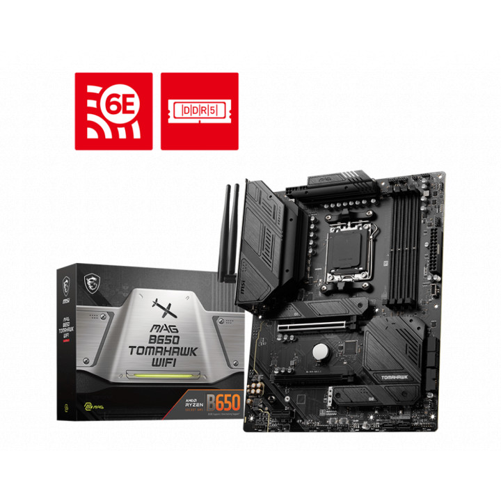 Дънна платка MSI MAG B650 TOMAHAWK WIFI - 911-7D75-001