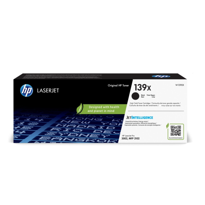 Консумативи за лазерен печат HP 139X High Yield Black Original LaserJet Toner Cartridge - W1390X