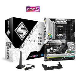 Дънна платка AsRock Z790 Steel Legend Wi-Fi 6E, LGA1700, DDR5, PCIe 5.0