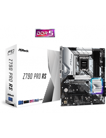 Дънна платка AsRock Z790 PRO RS, LGA1700, DDR5, PCIe 5.0