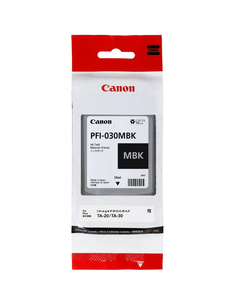 Консумативи за плотери Canon PFI-030, Matte Black - 3488C001AA