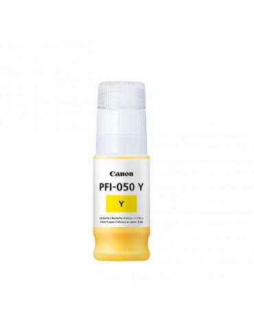 Консумативи за плотери Canon Pigment Ink Tank PFI-050, Yellow - 5701C001AA