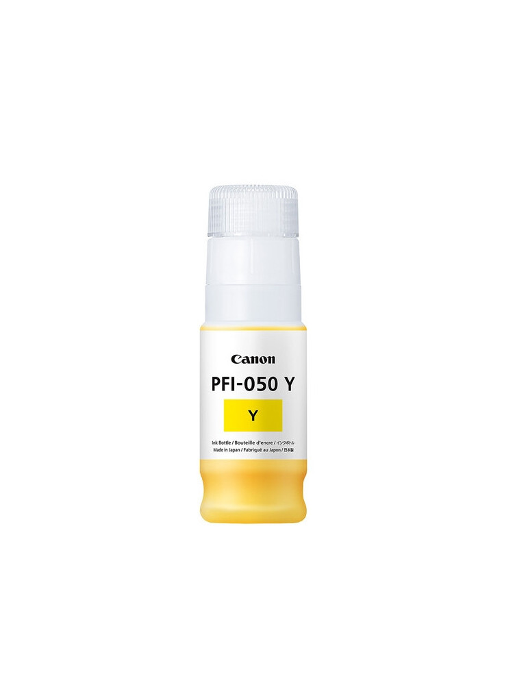 Консумативи за плотери Canon Pigment Ink Tank PFI-050, Yellow - 5701C001AA