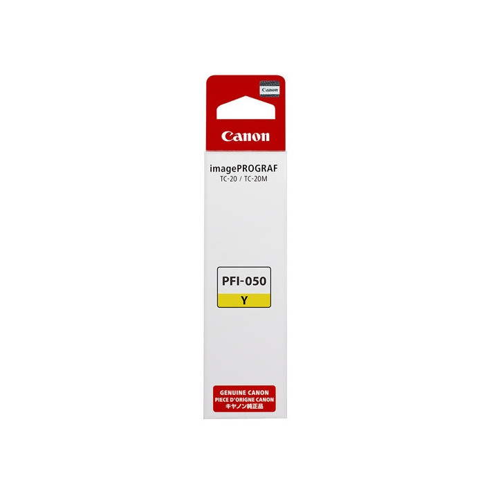Консумативи за плотери Canon Pigment Ink Tank PFI-050, Yellow - 5701C001AA