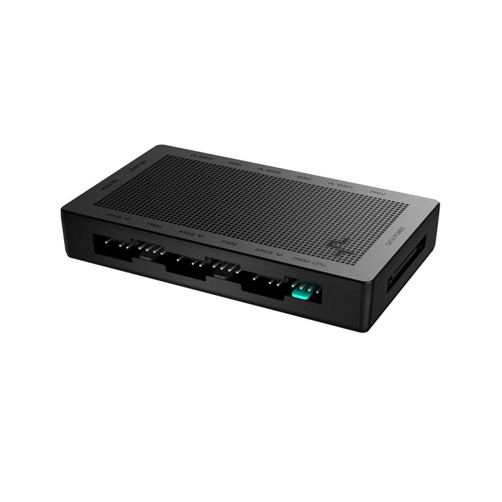 Разклонител за вентилатори DeepCool PWM and A-RGB hub (2-in-1) SC790, 6 port, Magnetic - R-SC790-BKNSNN-G