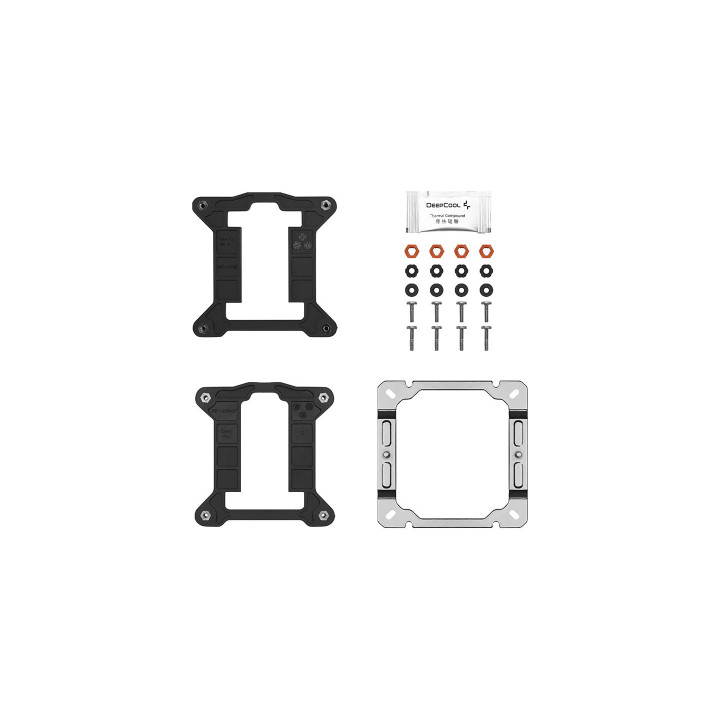 Охладител DeepCool AG400, LGA1700/AM5 - R-AG400-BKNNMN-G-1