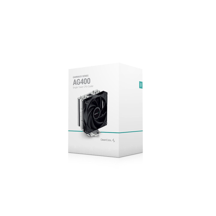 Охладител DeepCool AG400, LGA1700/AM5 - R-AG400-BKNNMN-G-1