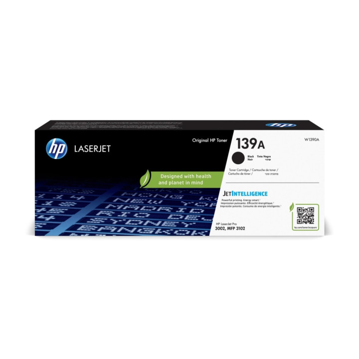 Консумативи за лазерен печат HP 139A Black Original LaserJet Toner Cartridge - W1390A