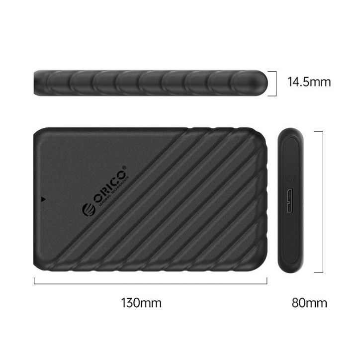 Кутия за диск Orico 2.5 inch USB3.0 - 25PW1-U3-BK-EP