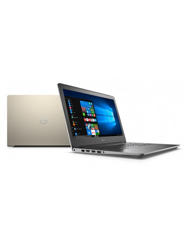 Лаптоп Dell Vostro 5468 с процесор Intel Core i5-7200U, 8GB RAM, 256GB SSD, златист